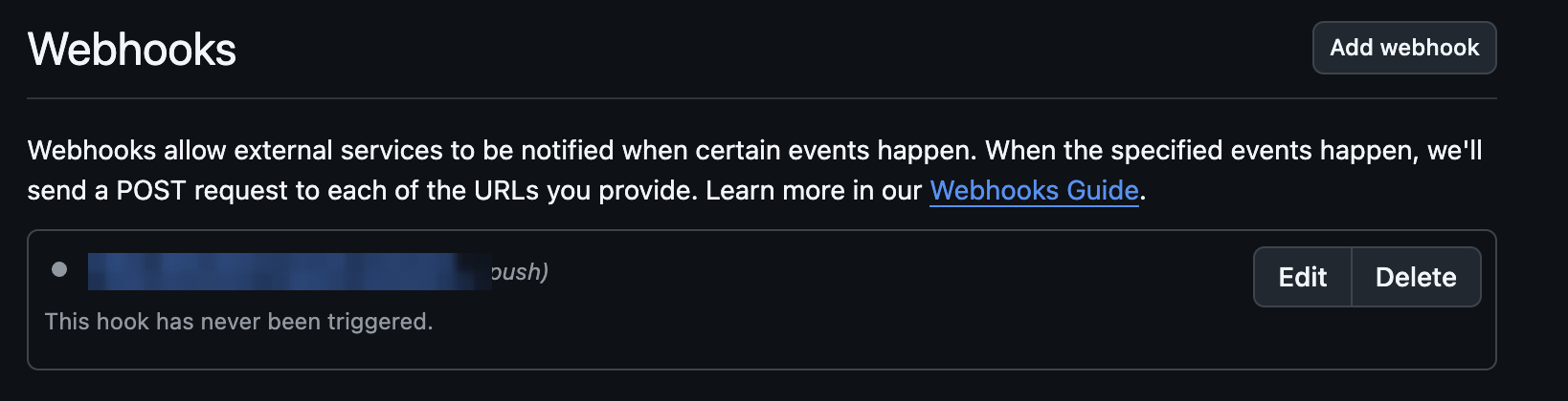 Webhooks Webhooks